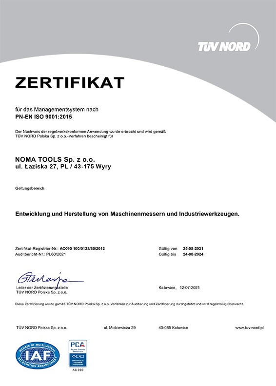 ISO-Zertifikats